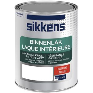 Sikkens Binnenlak Hoogglans 750 ml Donkere kleur - Aflakken