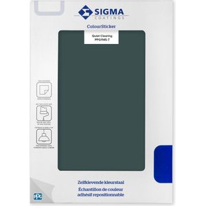 Sigma - Colour Sticker - Kleurstaal - 1145-7 Quiet Clearing - Zelfklevend