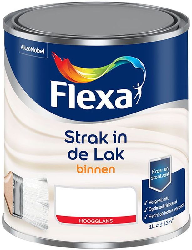 Flexa - Strak in de Lak - Hoogglans Acryl - Binnen - Hout en Metaal