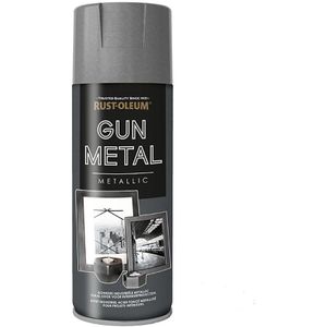 Rust-Oleum Metallic Spuitbus - Gun Metal 400 ml - Spuitbussen