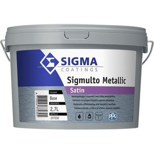 Sigma Sigmulto Metallic Satin 2,7 liter - Muurverf