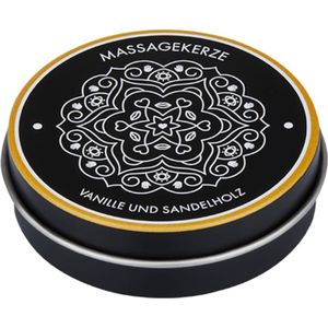 'Massagekaars - vanille en sandelhout', 43 ml