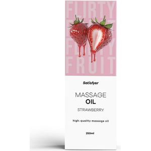 250 ml 'Satisfyer massageolie Strawberry'