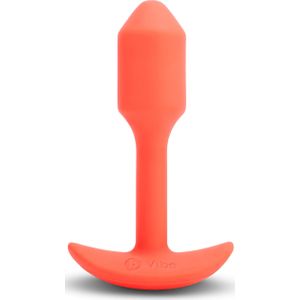 b-Vibe - Vibrating Snug Plug 1 - Vibrerende verzwaarde anaalplug