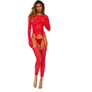 Réne Rofé - Bring It Over - Bodystocking met lange mouw - One Size