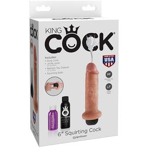 King Cock - Spuitende dildo - 15 cm