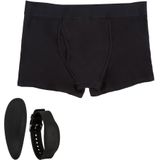 Boxershort set met stimulator en polsband afstandsbediening