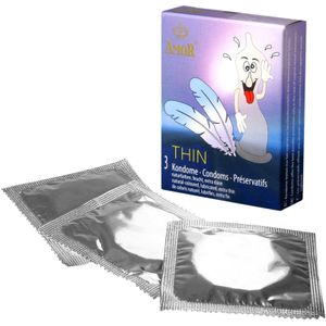 'Thin', 52 mm, 3 stuks