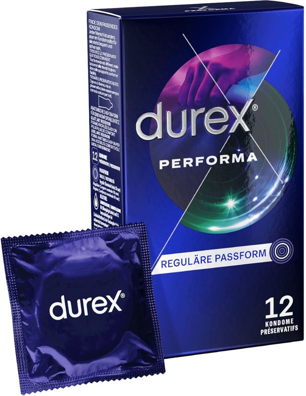 Durex - Performa - Condooms - 56 mm - 12 stuks