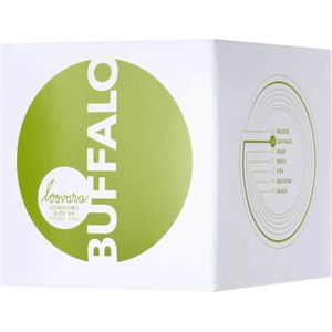 Buffalo - 64 Condom - 12 Stuks - 64 mm