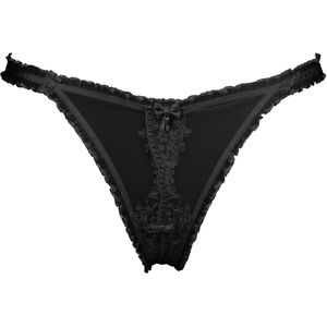 'Faye - Sexy Ouvert-String met kant'