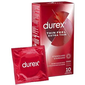 Durex Thin Feel Extra Thin - Condooms - 10 stuks