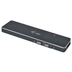 I-tec Metal C31MBPADA USB 3.0 (3.1 Gen 1) Type-C Grijs notebook dock & poortreplicator