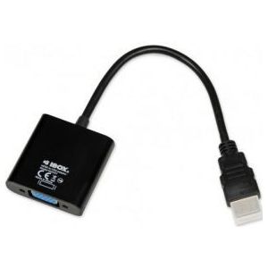 IBox IAHV01 video kabel adapter HDMI Type A (Standaard) VGA (D-Sub) Zwart