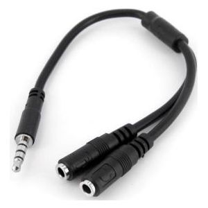 StarTech.com Headset Adapter 3,5mm 4-polig - 2 x 3,5mm 3-polig