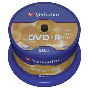 Verbatim DVD-R 16X 50st. Spindle