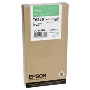 Epson inktpatroon groen T 653 200 ml T 653B