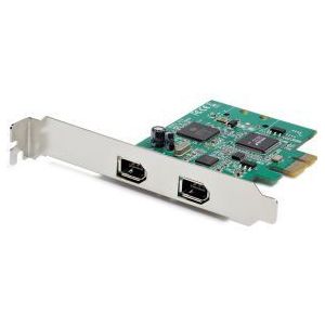 StarTech.com PEX1394A2V2 interfacekaart/-adapter IEEE 1394/Firewire Intern