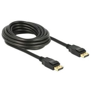 DeLOCK 83808 DisplayPort kabel 5m Displayport 1.2a zwart