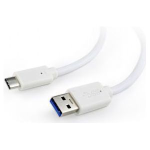 Cablexpert CCP-USB3-AMCM-1M-W USB-kabel USB A USB C Wit