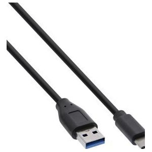 InLine 1.5m, USB3.1-C/USB3.1-A 1.5m USB C USB A Zwart