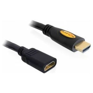 Delock 83081 Verlengkabel High Speed HDMI met Ethernet  HDMI A male > HDMI A female 3 m