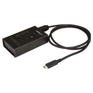 StarTech.com HB30C3A1CST USB 3.0 (3.1 Gen 1) Type-B 5000Mbit/s Zwart hub & concentrator