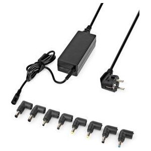 Notebook-Adapter - 65 W - 15 / 16 / 19 / 19.5 / 20 V DC - 4.0 A - Type-F (CEE 7/7)