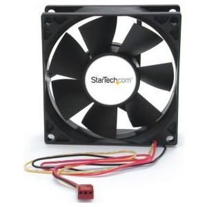 StarTech.com 80x25mm Ventilator voor Computerbehuizing met Dubbele Kogellagers en TX3 Connector