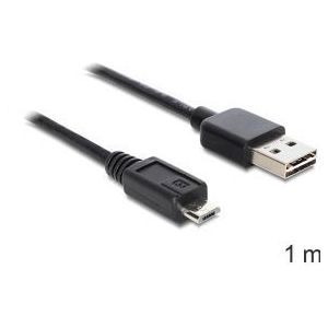 DeLOCK 83366 EASY-USB 2.0-A - USB 2.0 micro-B, 1m