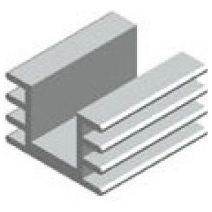 Alutronic - AL2038 - Aluminium - Zwart - Geloxeerd