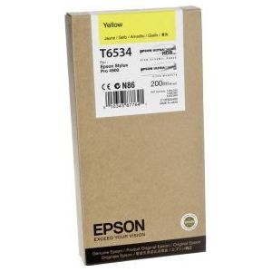 Epson inktpatroon geel T 653 200 ml T 6534