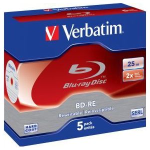Verbatim BD-RE Blu-Ray 25GB 2X 5st.  Jewelcase