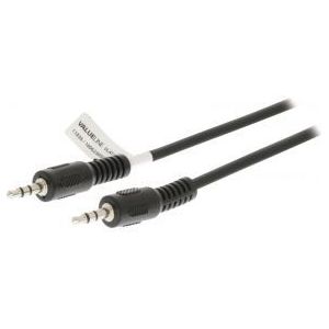 Stereo Audiokabel 3.5 mm Male - 3.5 mm Male 1.50 m Zwart