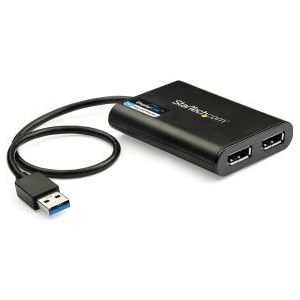 StarTech.com USB-naar-Dual DisplayPort-adapter 4K 60Hz USB 3.0 (5 Gbps)