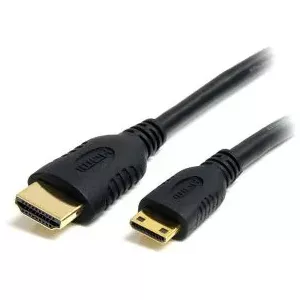 sonero® Premium 3,00m Micro HDMI Cable, câble HDMI Haut débit avec Ethernet, 4K / UHD / 60Hz, 18 Gbps, Noir