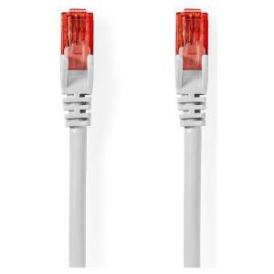 Nedis CCGL85200WT025 CAT6-kabel RJ45 Male RJ netwerkkabel Wit 0,25 m U/UTP (UTP)