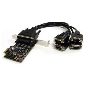 StarTech.com 4-poort RS232 PCI Express Seriële Kaart met Breakout-kabel