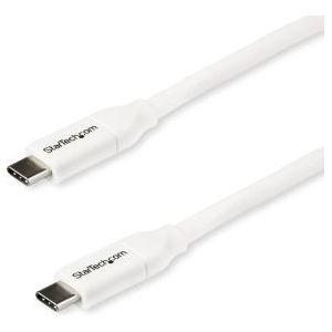StarTech.com USB-C naar USB-C kabel met 5A/100W Power Delivery M/M wit 2 m USB-IF certificatie