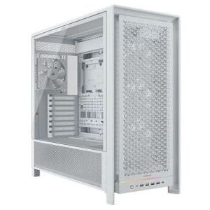 CORSAIR - FRAME 5000D RS - Modulaire High Airflow Mid-Tower PC-Behuizing - Wit - 4x Voorgeïnstalleerde Ventilatoren