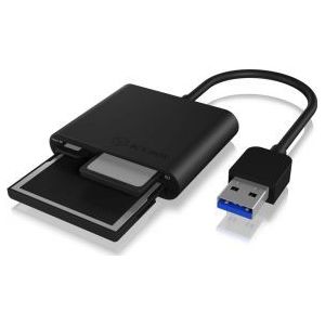 ICY BOX Kaartlezer USB 3.0 Zwart