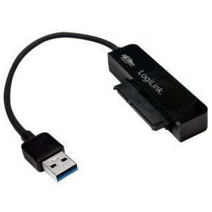 LogiLink USB 3.2 Gen 1 (USB 3.0) Adapter [1x SATA-bus 7-polig - 1x USB 3.2 Gen 1 stekker A (USB 3.0)] AU0012A