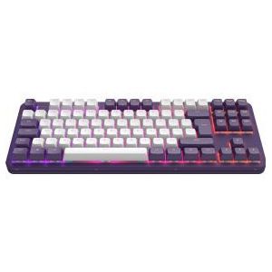 Dark Project - ALU87A - Mechanisch Gaming Toetsenbord - Violet/Wit