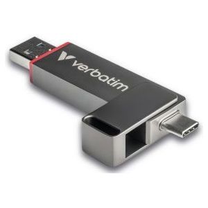 Verbatim Dual QuickStick USB flash drive 128 GB USB-A en C Stick