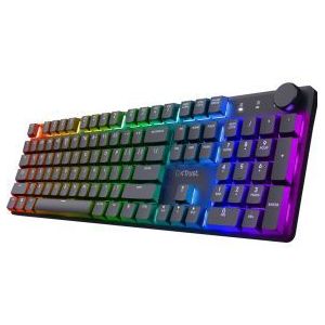 Trust GXT 868 Torix - Draadloos Mechanisch gaming toetsenbord - Full RGB - White Switches - Qwerty US - Zwart