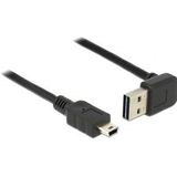 DeLOCK 85184 0.5m USB A Mini-USB B Zwart USB-kabel