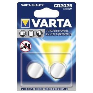 Varta CR2025 Lithium knoopcel-batterij / 2 stuks