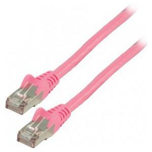 Valueline FTP CAT 6 network cable  0.25m Roze