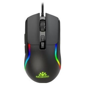 Megekko - M1 - Gaming Muis - Zwart - Kunststof