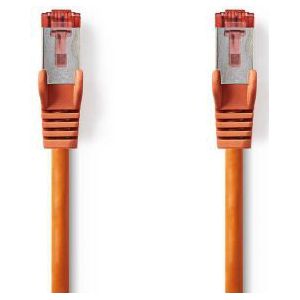 CAT6 S/FTP-Netwerkkabel | RJ45 Male - RJ45 Male | 10 m | Oranje